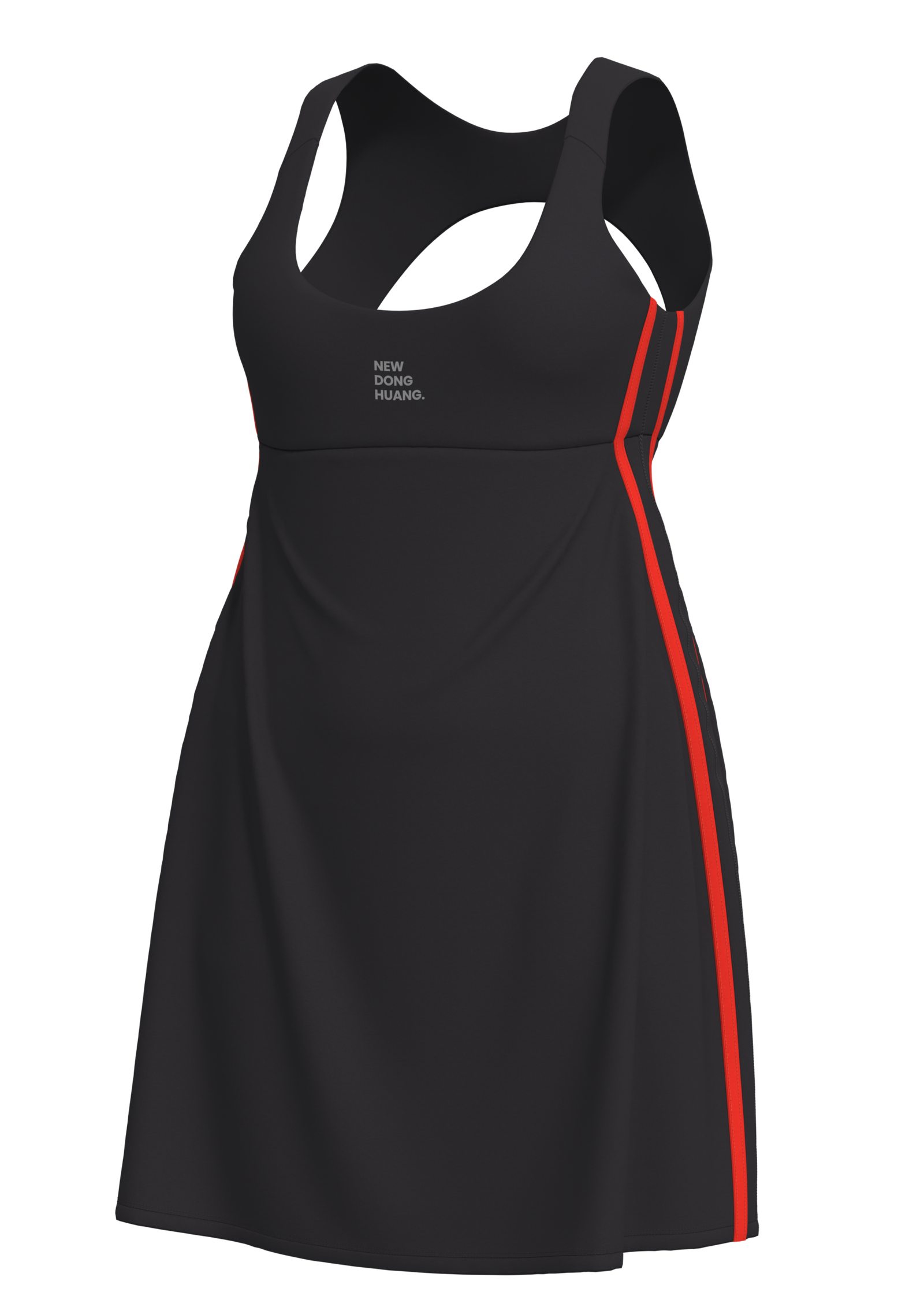 Women's Athletic Tennis Dress with Built-In Bra and Shorts running — custom OEM activewear by...