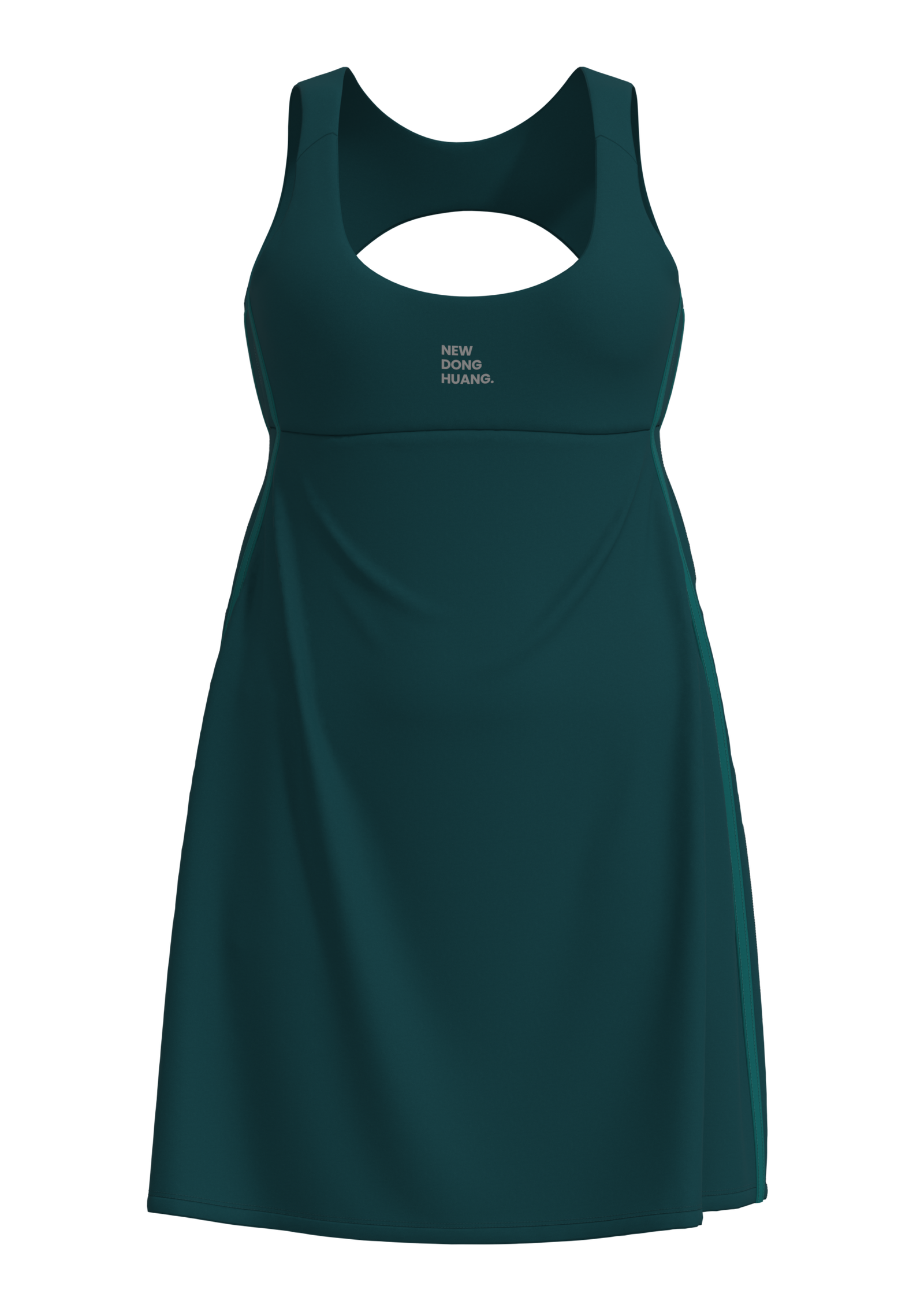 Women's Athletic Tennis Dress with Built-In Bra and Shorts running — custom OEM activewear by...