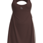 Women's Athletic Tennis Dress with Built-In Bra and Shorts running — custom OEM activewear by...