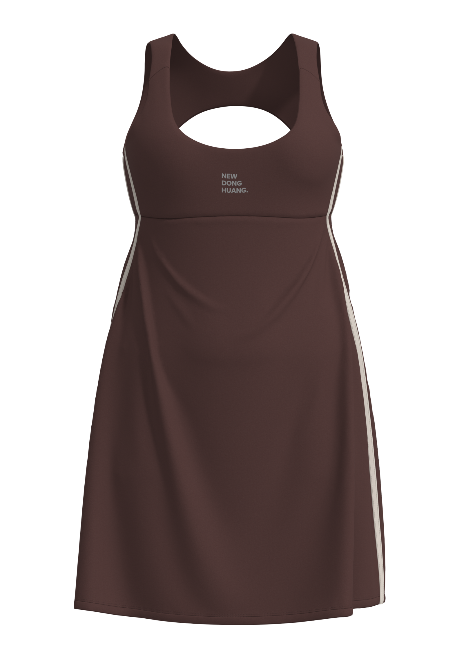 Women's Athletic Tennis Dress with Built-In Bra and Shorts running — custom OEM activewear by...