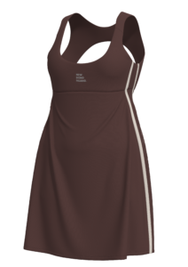 Women's Athletic Tennis Dress with Built-In Bra and Shorts running — custom OEM activewear by...