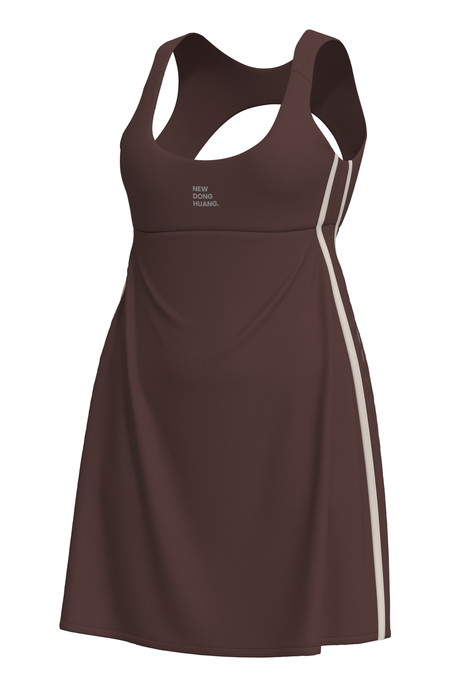 Women's Athletic Tennis Dress with Built-In Bra and Shorts running — custom OEM activewear by...