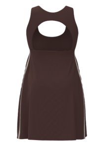 Women's Athletic Tennis Dress with Built-In Bra and Shorts running — custom OEM activewear by...