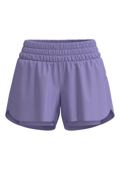 Women's High-Waisted Running Shorts with Built-In Liner running — custom OEM activewear by New...