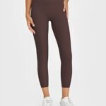 Women's High-Waisted 7/8 Length Leggings yoga — custom OEM activewear by New Dong Huang