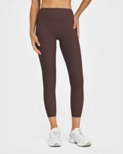 Women's High-Waisted 7/8 Length Leggings yoga — custom OEM activewear by New Dong Huang