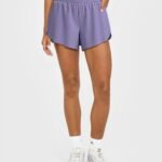 Women's High-Waisted Running Shorts with Built-In Liner running — custom OEM activewear by New...