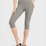 Women's High-Waisted Capri Leggings yoga — custom OEM activewear by New Dong Huang