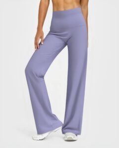 Women's High-Waisted Straight Leg Yoga Pant yoga — custom OEM activewear by New Dong Huang