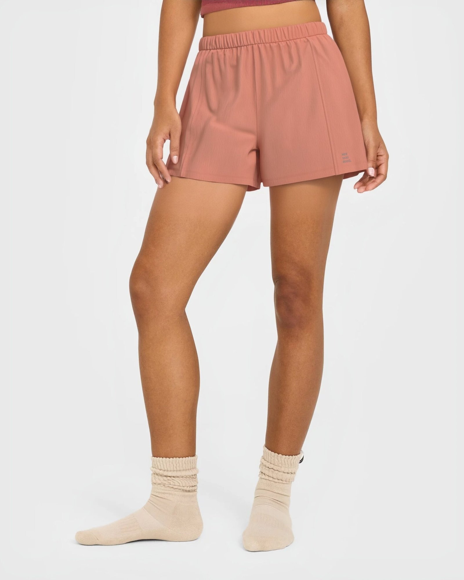 Women's Relaxed Fit Athletic Shorts with Elastic Waistband running — custom OEM activewear by...