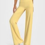 Women's High-Waisted Flare Yoga Pants yoga — custom OEM activewear by New Dong Huang