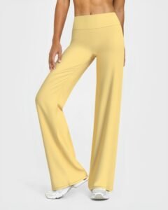 Women's High-Waisted Flare Yoga Pants yoga — custom OEM activewear by New Dong Huang