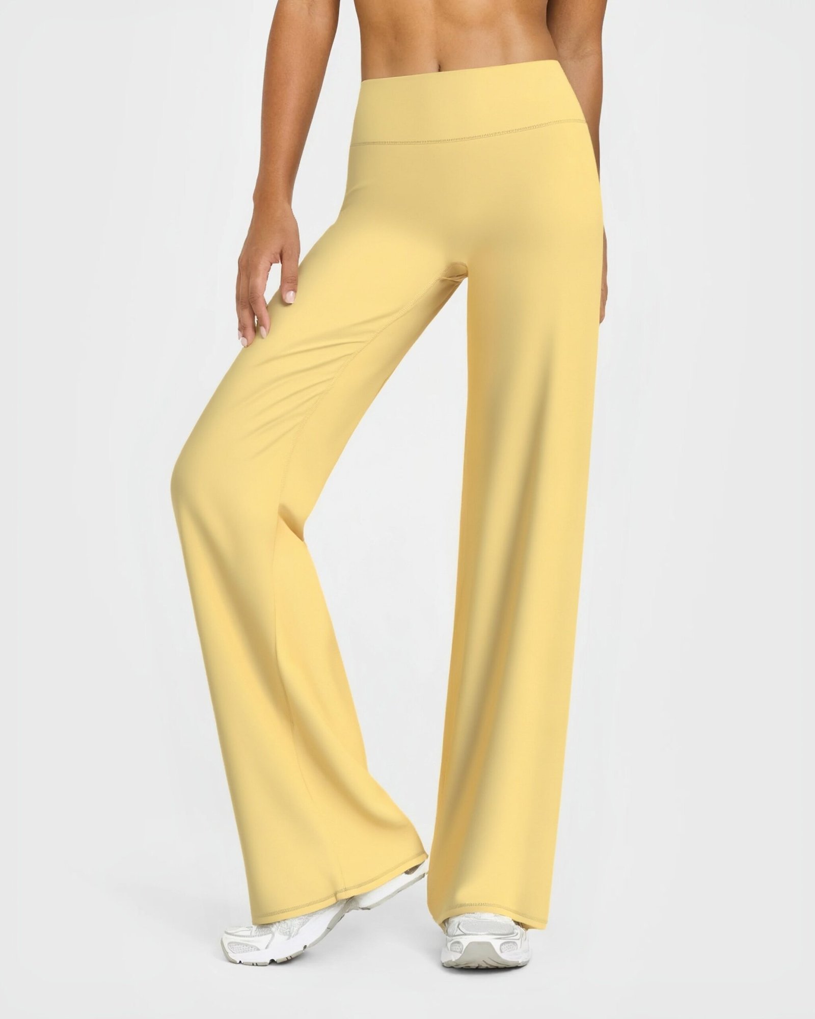 Women's High-Waisted Flare Yoga Pants yoga — custom OEM activewear by New Dong Huang