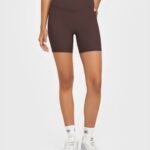 Women's High-Waisted Bike Shorts yoga — custom OEM activewear by New Dong Huang