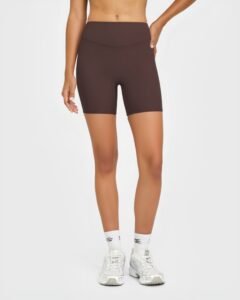 Women's High-Waisted Bike Shorts yoga — custom OEM activewear by New Dong Huang