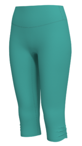 Women's High-Waisted Capri Leggings yoga — custom OEM activewear by New Dong Huang