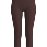 Women's High-Waisted Capri Leggings with Contrast Trim yoga — custom OEM activewear by New Dong...