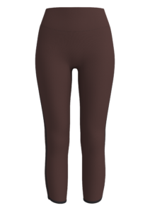 Women's High-Waisted Capri Leggings with Contrast Trim yoga — custom OEM activewear by New Dong...