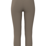 Women's High-Waisted Capri Leggings with Contrast Trim yoga — custom OEM activewear by New Dong...