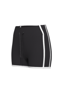 Women's High-Waisted Athletic Shorts with Contrast Binding yoga — custom OEM activewear by New...