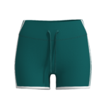 Women's High-Waisted Athletic Shorts with Contrast Binding yoga — custom OEM activewear by New...