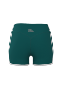 Women's High-Waisted Athletic Shorts with Contrast Binding yoga — custom OEM activewear by New...