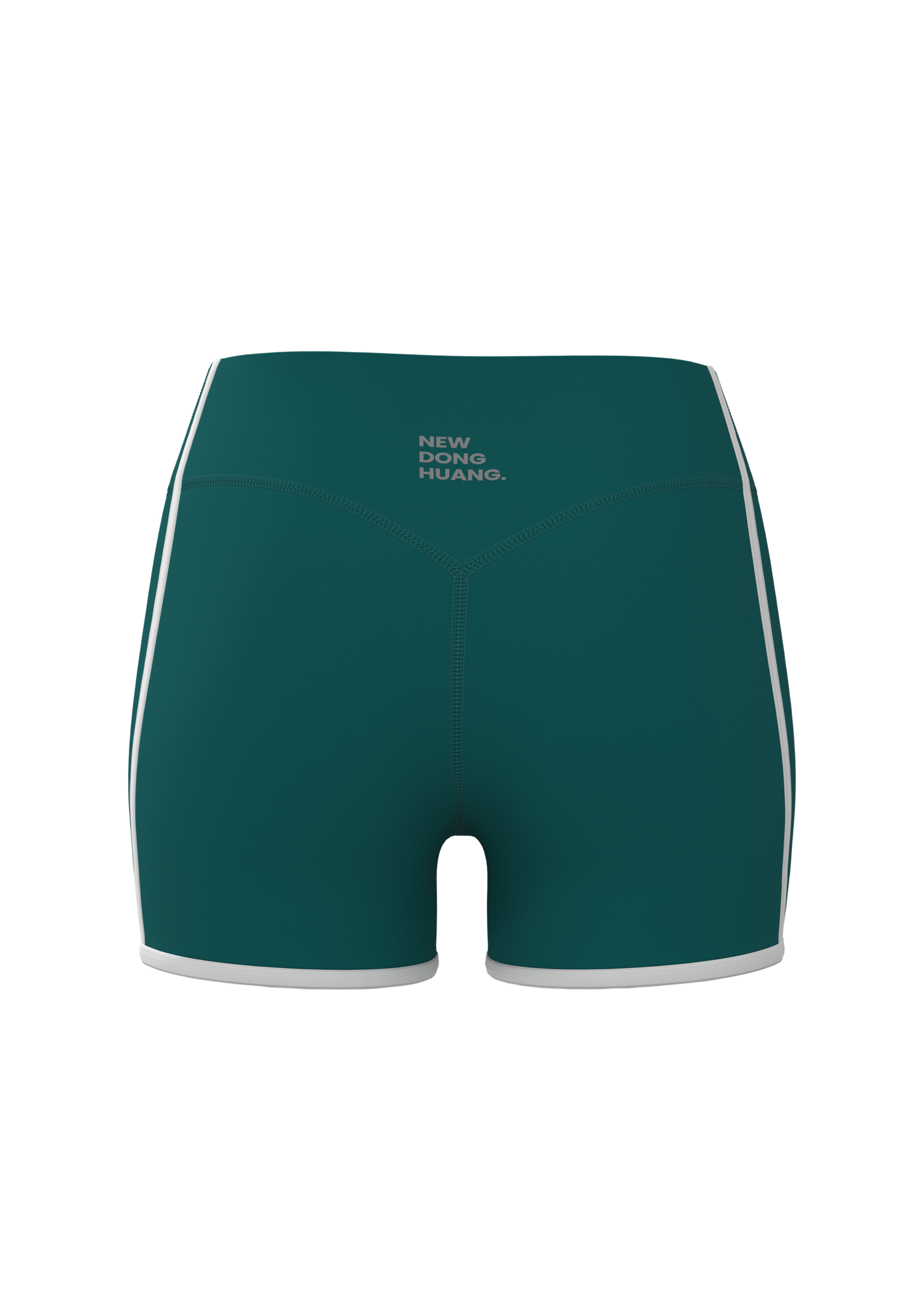 Women's High-Waisted Athletic Shorts with Contrast Binding yoga — custom OEM activewear by New...