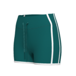 Women's High-Waisted Athletic Shorts with Contrast Binding yoga — custom OEM activewear by New...