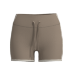 Women's High-Waisted Athletic Shorts with Contrast Binding yoga — custom OEM activewear by New...