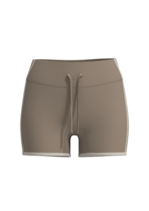 Women's High-Waisted Athletic Shorts with Contrast Binding yoga — custom OEM activewear by New...