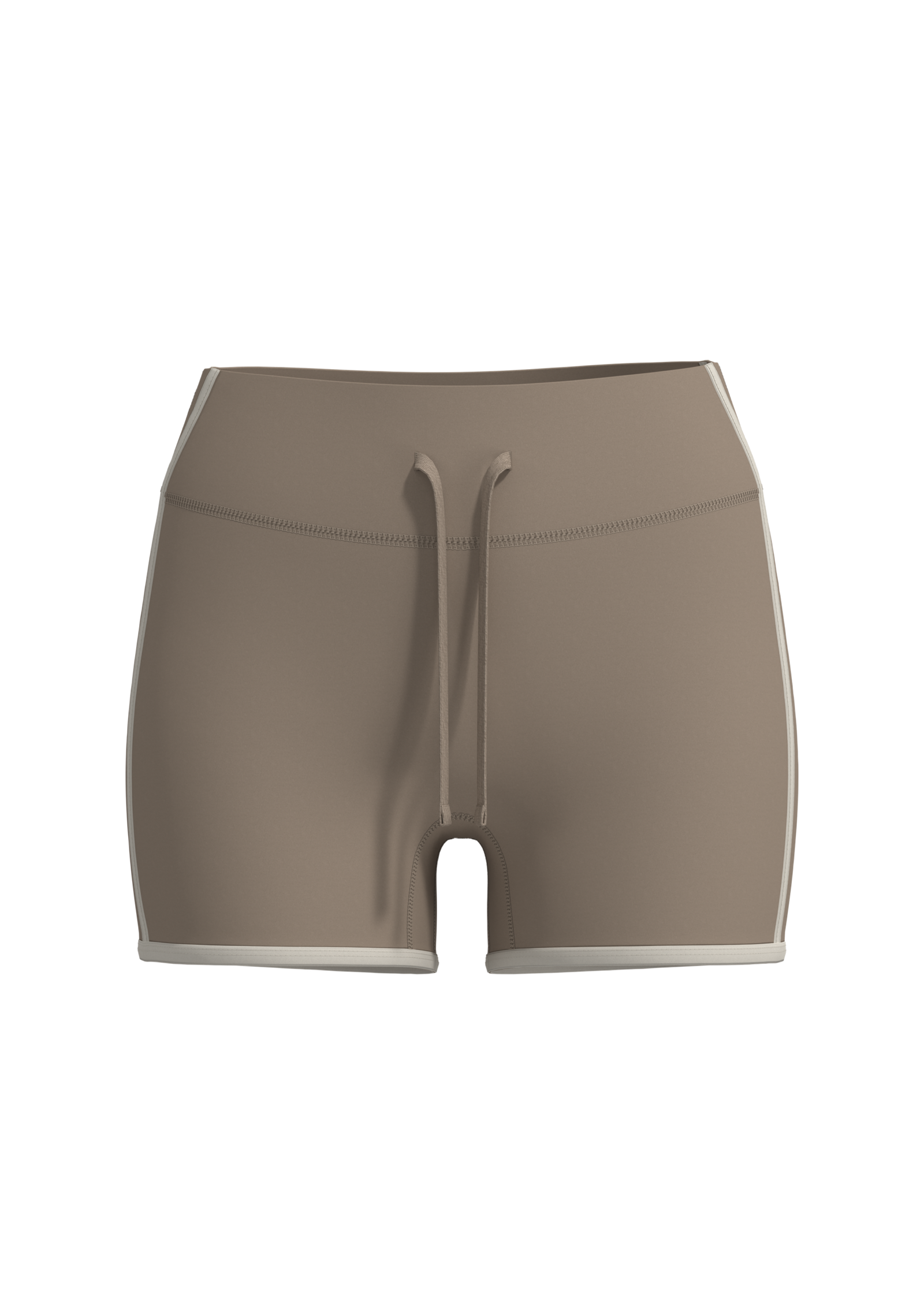 Women's High-Waisted Athletic Shorts with Contrast Binding yoga — custom OEM activewear by New...