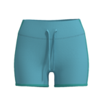 Women's High-Waisted Athletic Shorts with Contrast Binding yoga — custom OEM activewear by New...