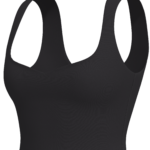 Women's Sweetheart Neck Crop Sports Bra Tank yoga — custom OEM activewear by New Dong Huang