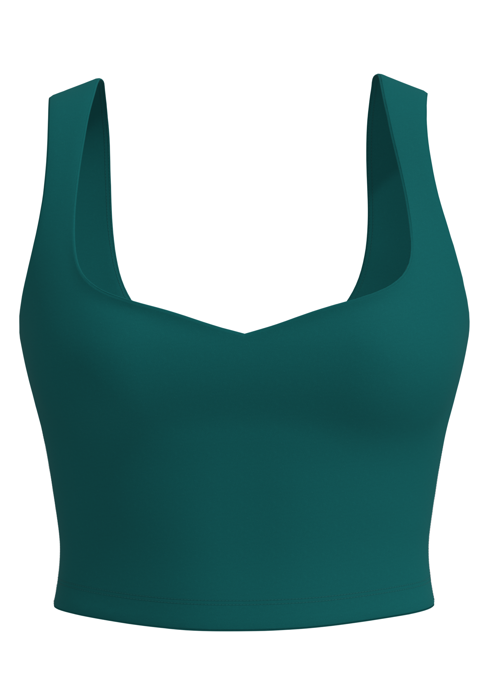 Women's Sweetheart Neck Crop Sports Bra Tank yoga — custom OEM activewear by New Dong Huang