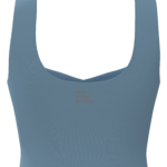 Women's Sweetheart Neck Crop Sports Bra Tank yoga — custom OEM activewear by New Dong Huang