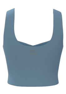 Women's Sweetheart Neck Crop Sports Bra Tank yoga — custom OEM activewear by New Dong Huang