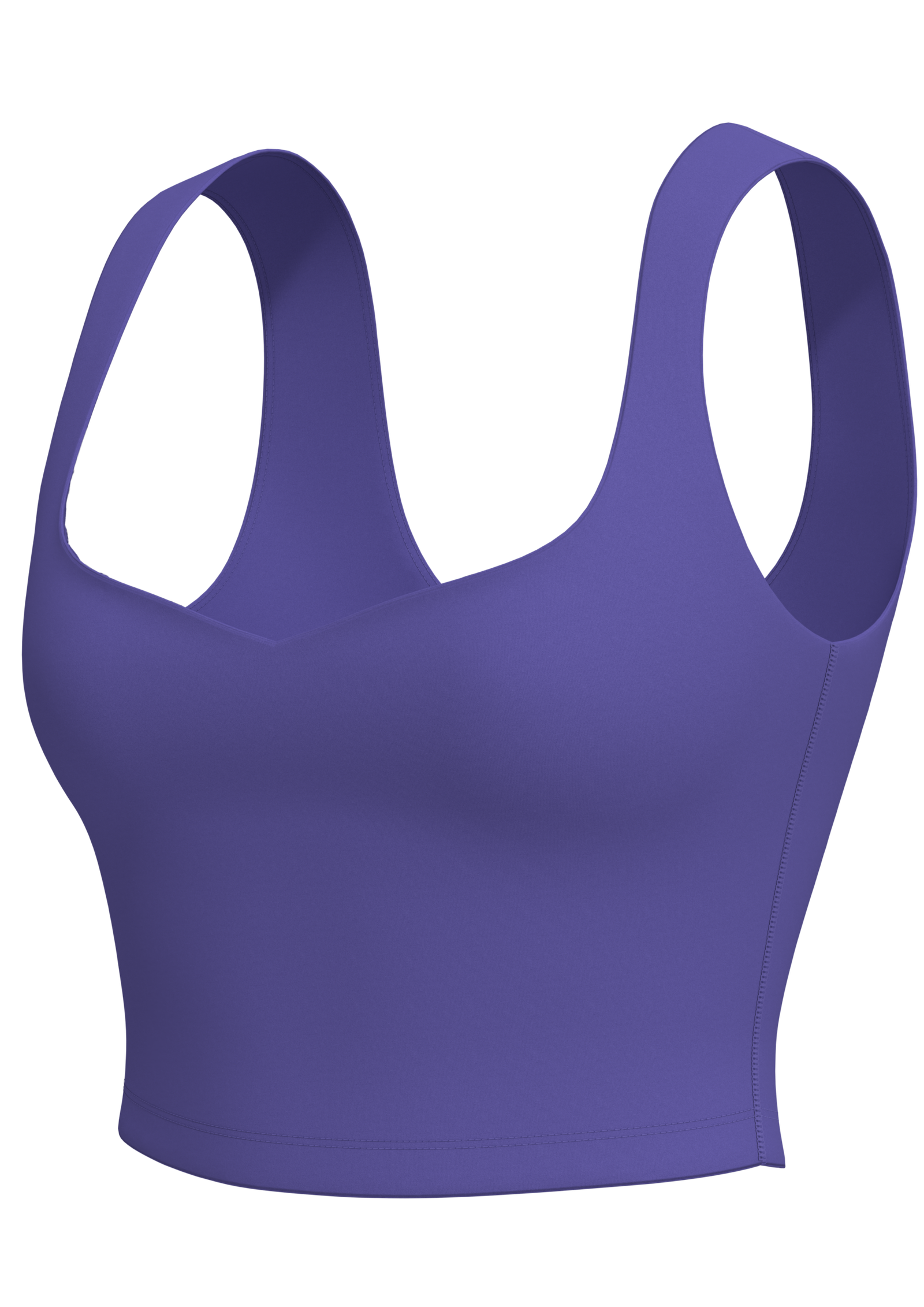 Women's Sweetheart Neck Crop Sports Bra Tank yoga — custom OEM activewear by New Dong Huang