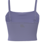 Women's Cropped Cami Sports Bra with Built-In Shelf running — custom OEM activewear by New Dong...