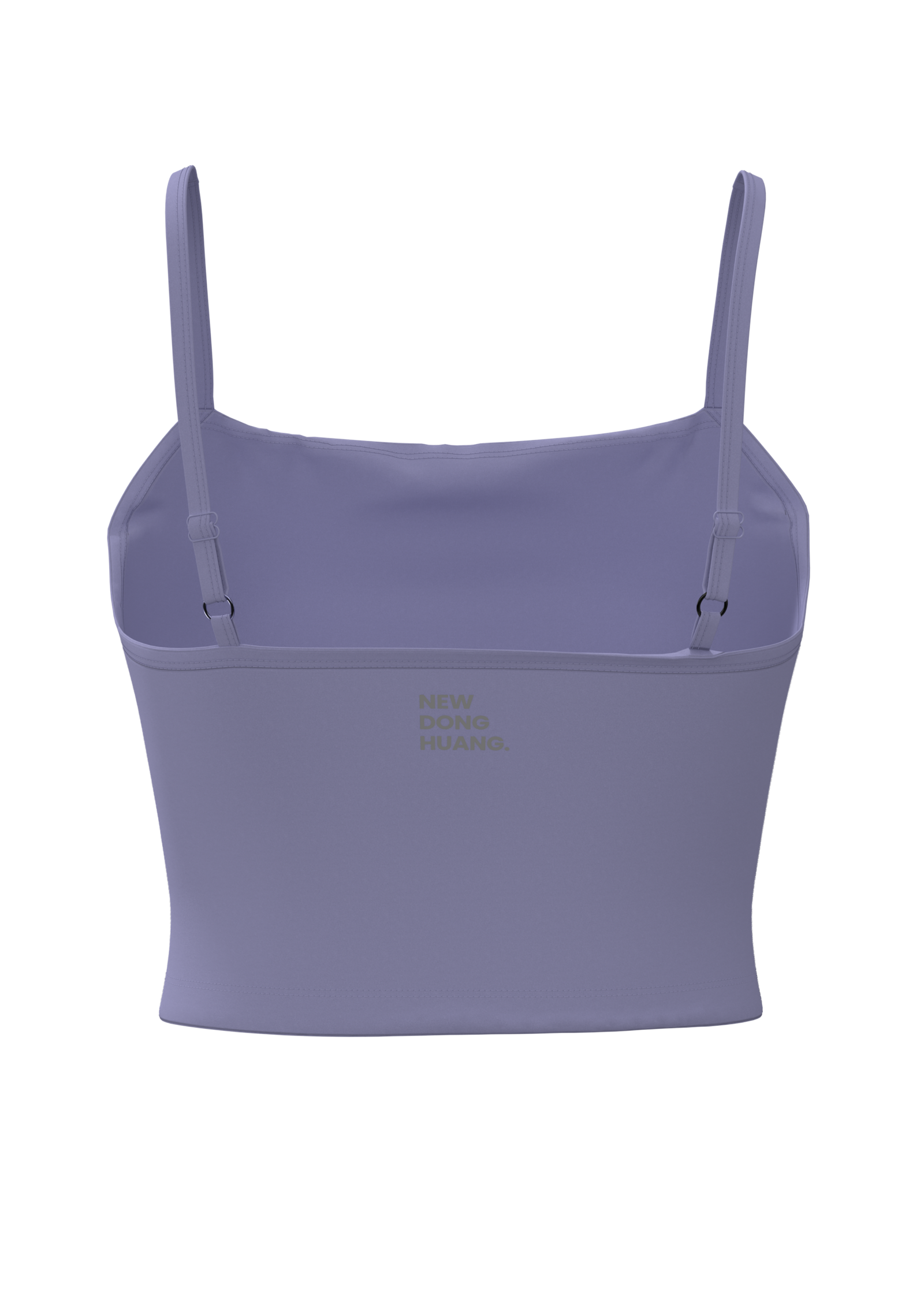 Women's Cropped Cami Sports Bra with Built-In Shelf running — custom OEM activewear by New Dong...