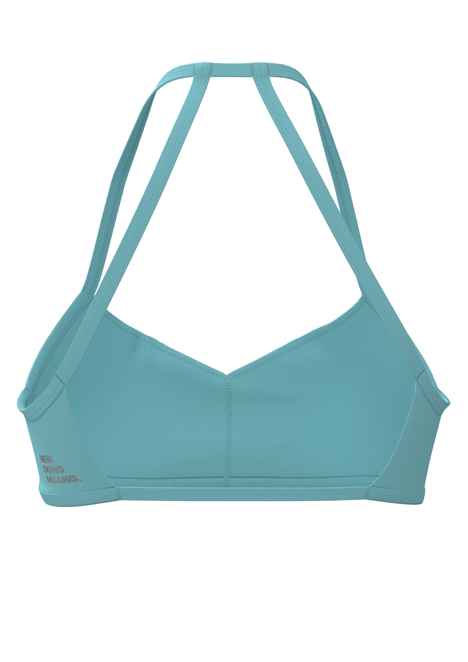 Women's Center Ruched Sports Bra with Adjustable Straps yoga — custom OEM activewear by New Dong...