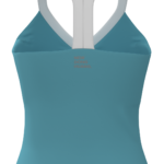 Women's V-Neck Cami Tank Top with Contrast Strap Detail yoga — custom OEM activewear by New Dong...