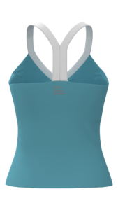 Women's V-Neck Cami Tank Top with Contrast Strap Detail yoga — custom OEM activewear by New Dong...