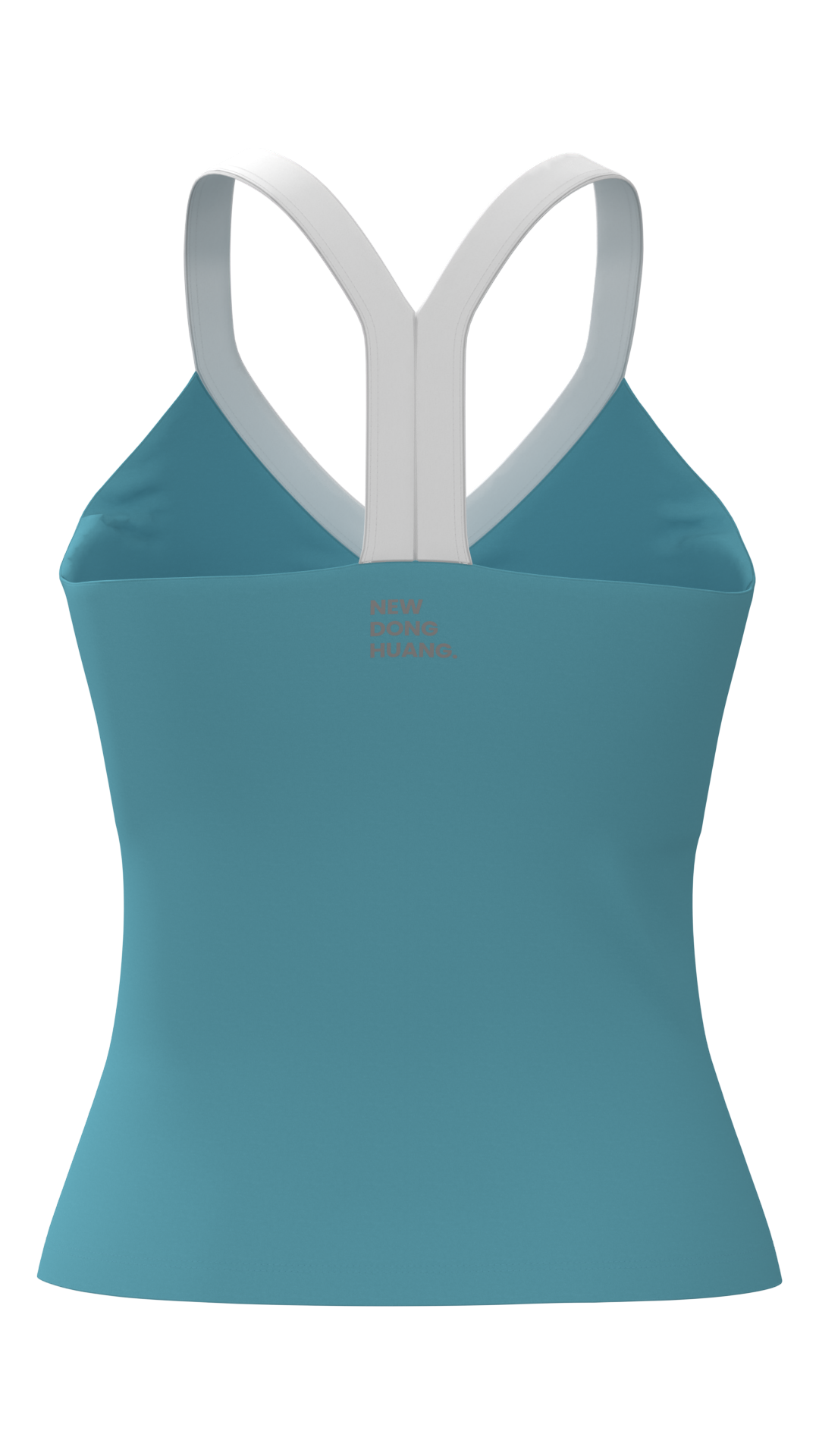 Women's V-Neck Cami Tank Top with Contrast Strap Detail yoga — custom OEM activewear by New Dong...