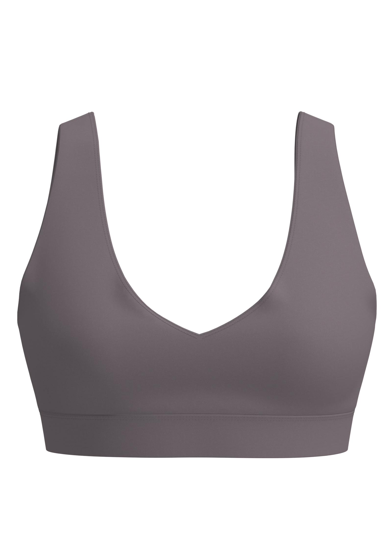 Women's Seamless V-Neck Sports Bra Medium Support running — custom OEM activewear by New Dong Huang