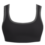 Scoop-Neck Sports Bra running — custom OEM activewear by New Dong Huang
