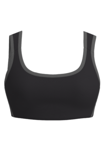 Scoop-Neck Sports Bra running — custom OEM activewear by New Dong Huang