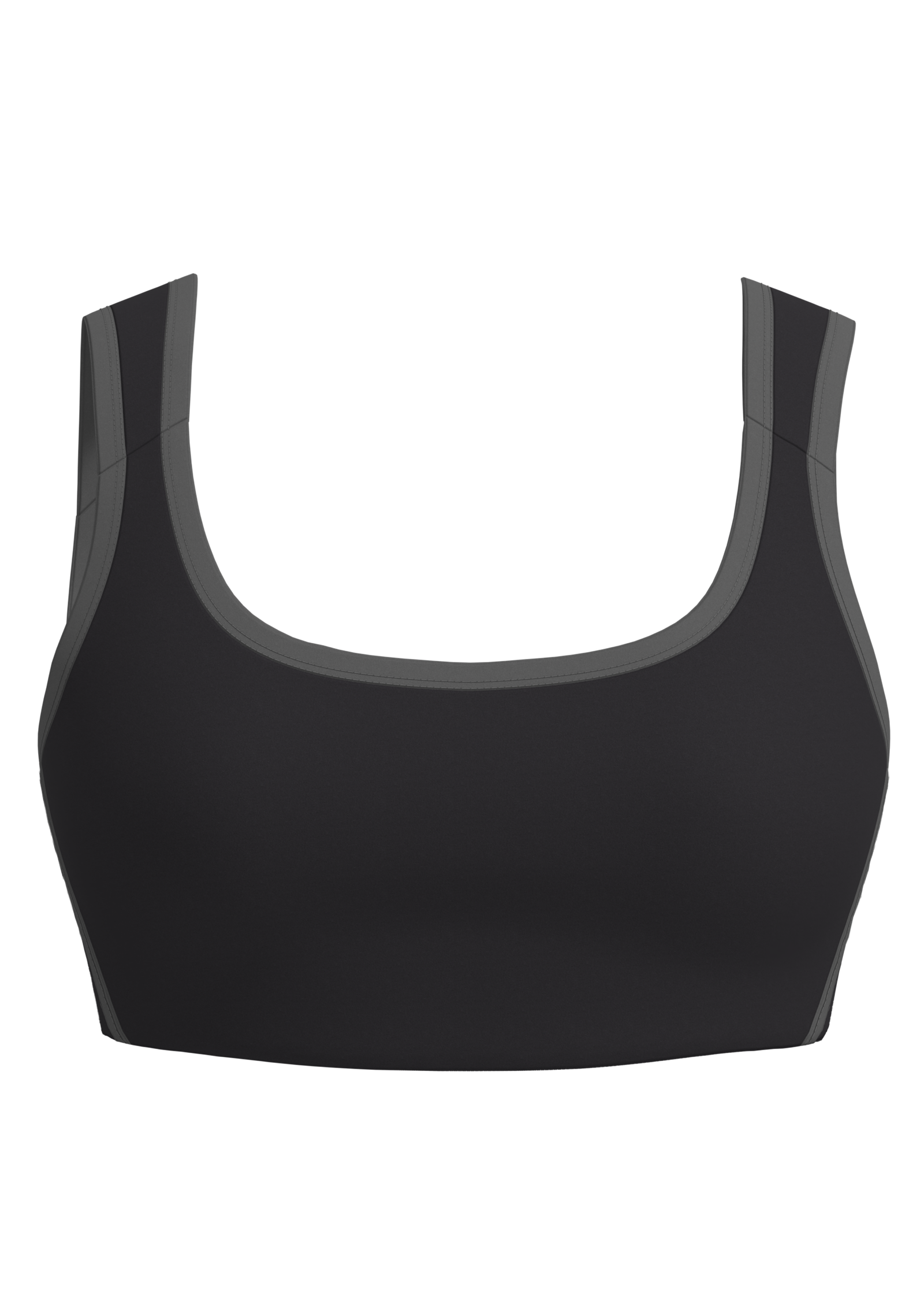 Scoop-Neck Sports Bra running — custom OEM activewear by New Dong Huang