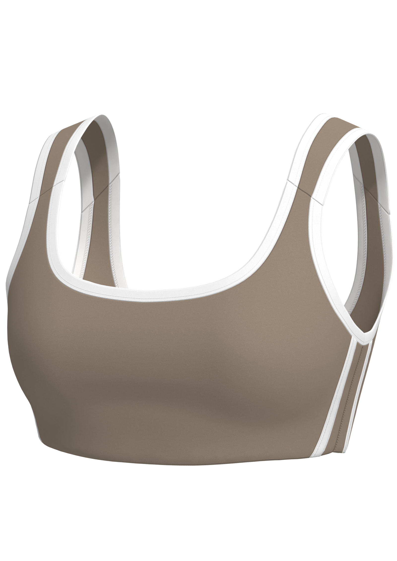 Scoop-Neck Sports Bra running — custom OEM activewear by New Dong Huang
