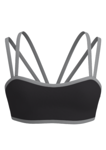 Women's Double Strap Sports Bra with Contrast Binding yoga — custom OEM activewear by New Dong Huang