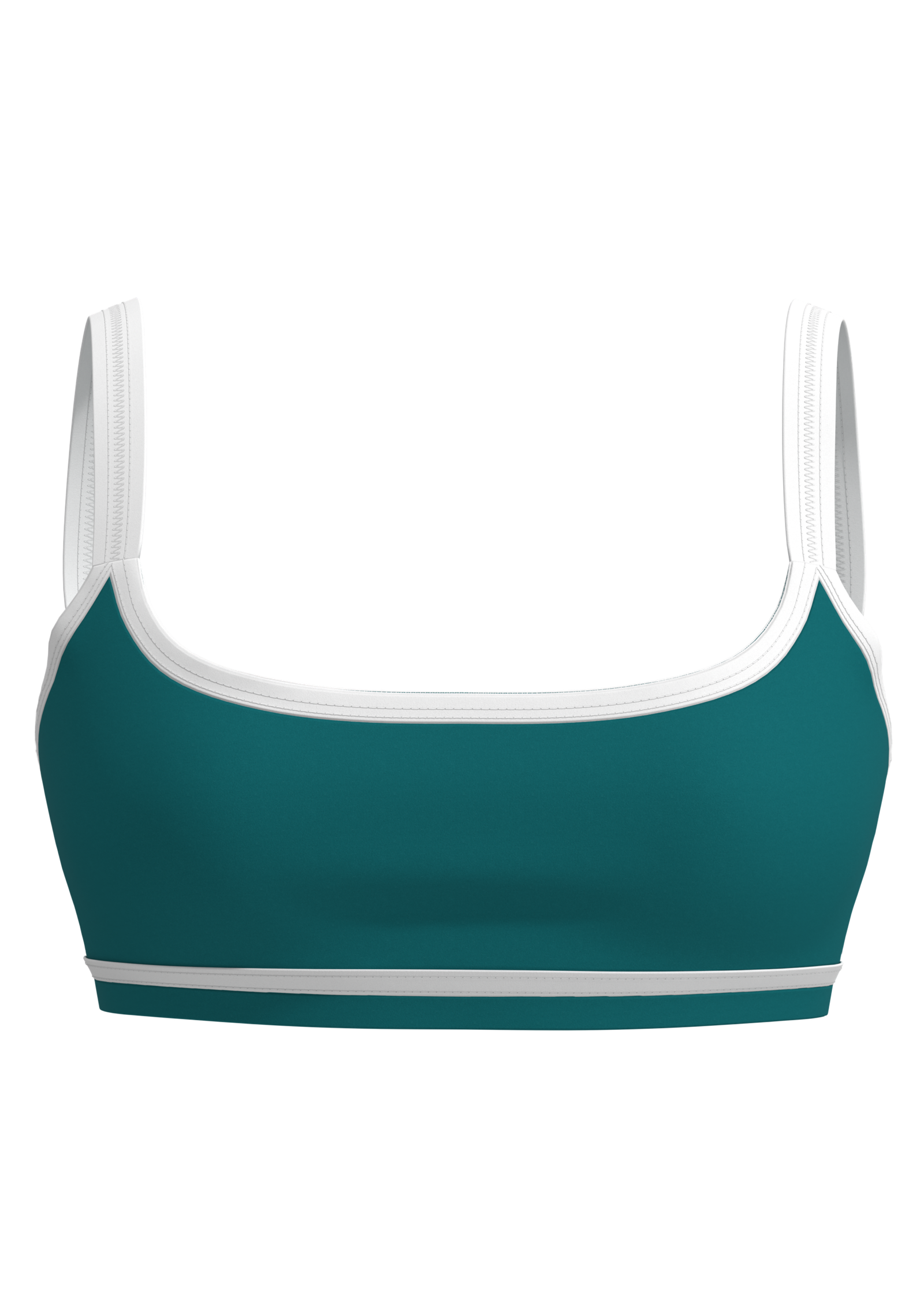 Women's Medium Support Sports Bra with Contrast Binding running — custom OEM activewear by New...